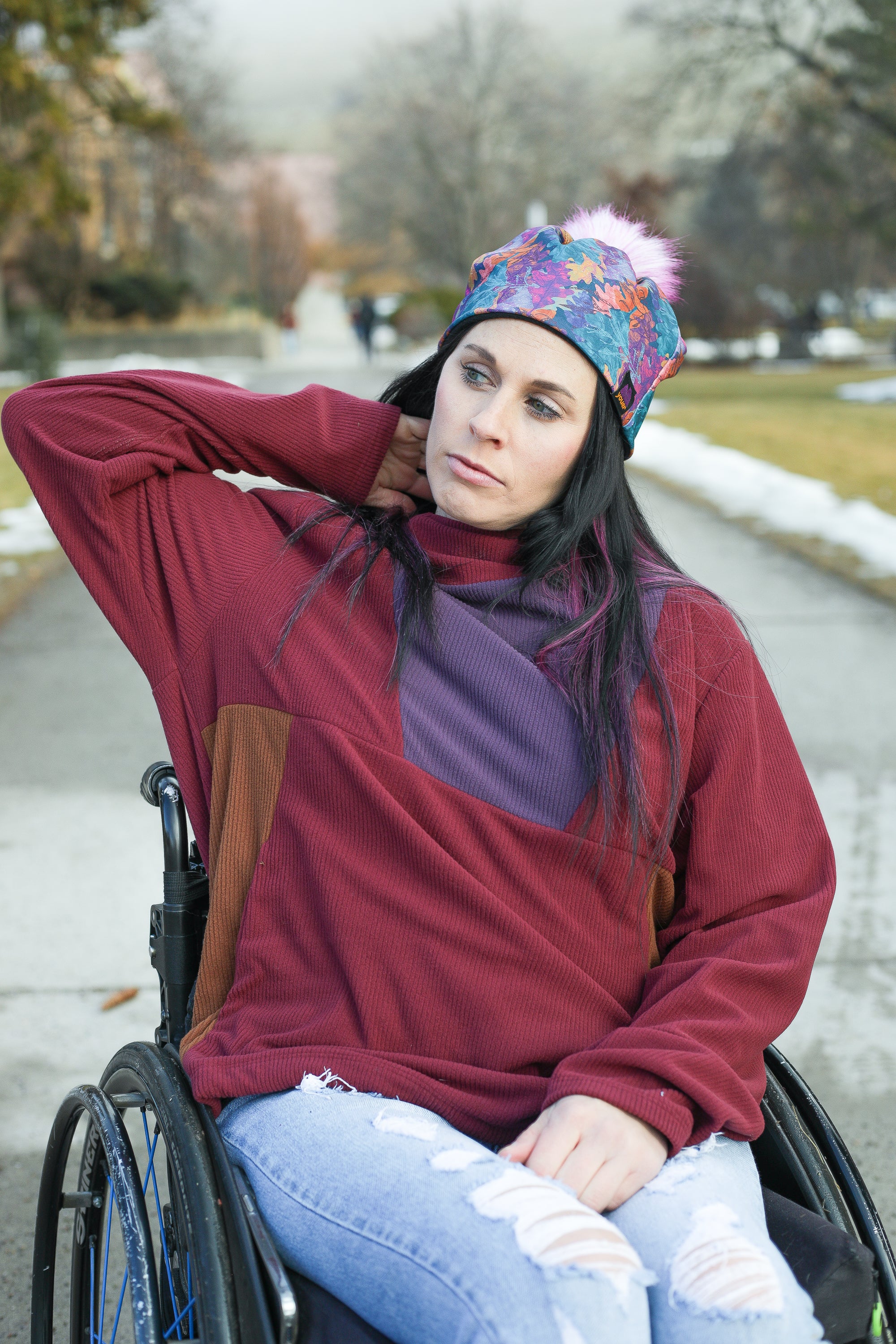Outta Seitz Hoodie | Winterberry