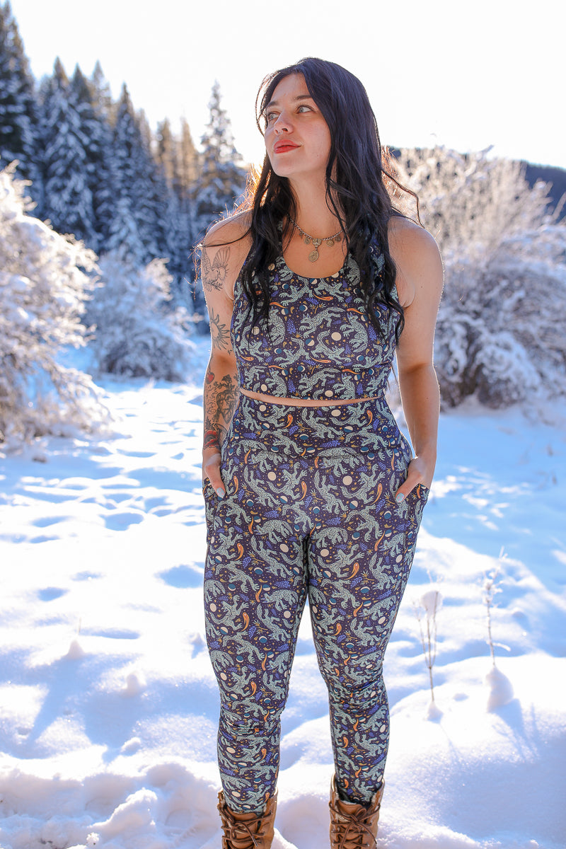 Earned It Legging | Dancing Lupine