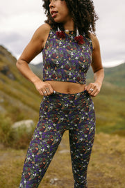 Earned it Leggings in Nightcap print, print detail